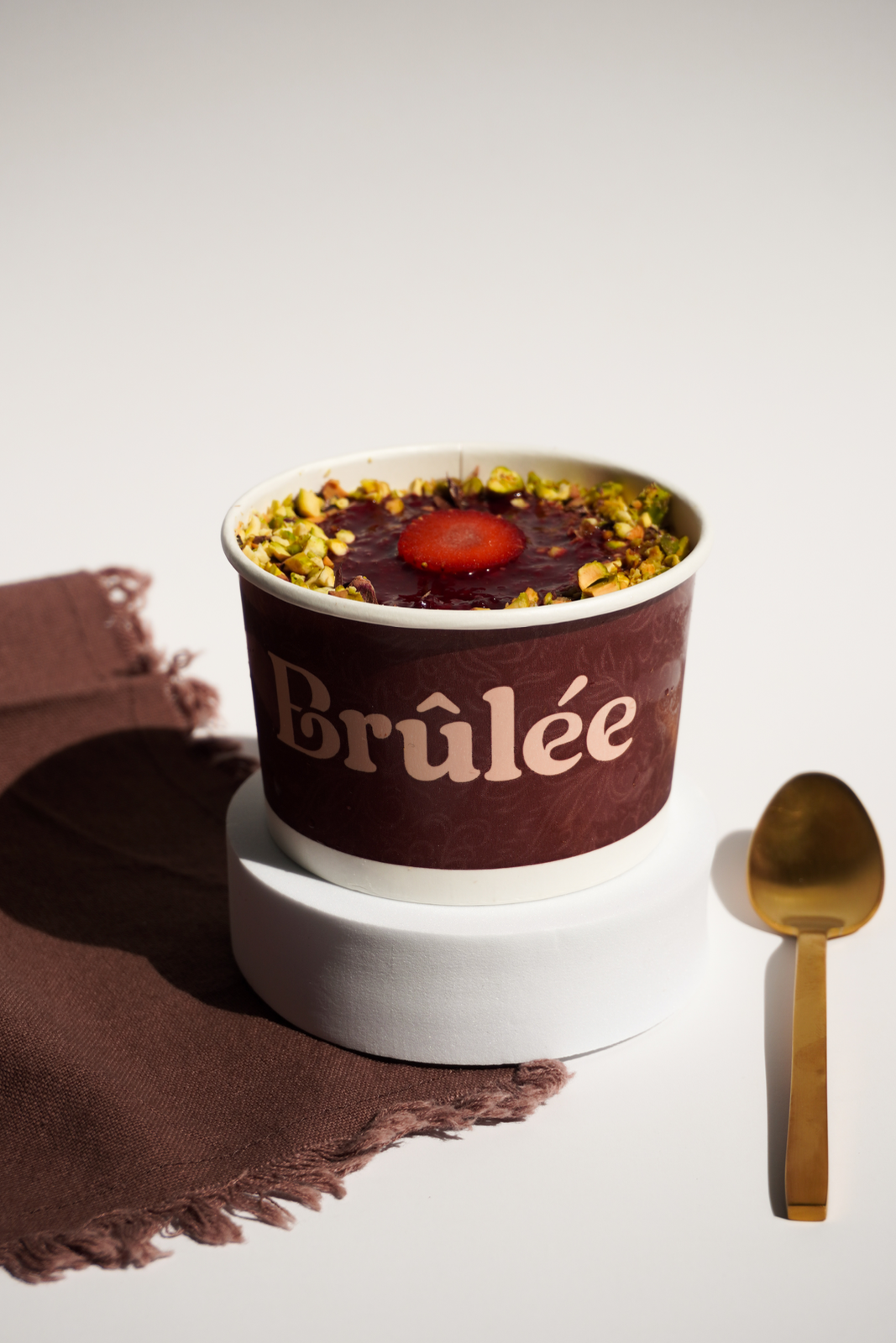 Brulée berry pistacho